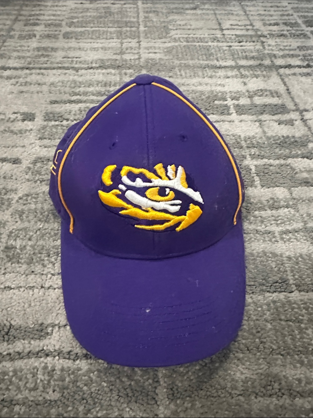 LSU Russell Athletic Purple and Gold Embroidered Tiger Eye Cap